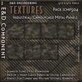 [ICMP504] 7 Heavy Metal Digital Camouflage Textures Digital Camo Textures Armor Texture Army Textures by E&D ENGINEERING