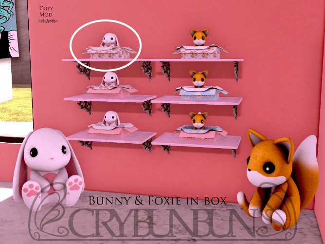 CryBunBun - Bunnies In Box (Rose/White) Unpacker