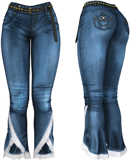 adorsy - Chloe Jean Pants Dark Blue - Maitreya