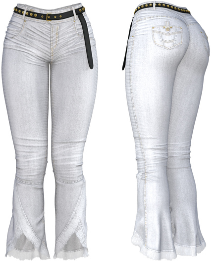 adorsy - Chloe Jean Pants White - Maitreya