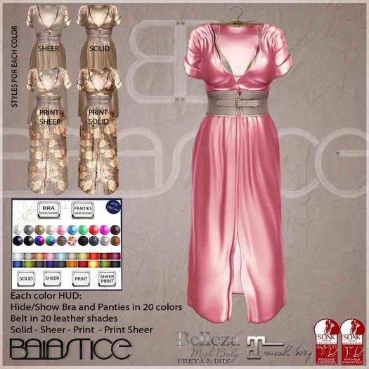 Baiastice_Ali Belted Dress-Cyclamen