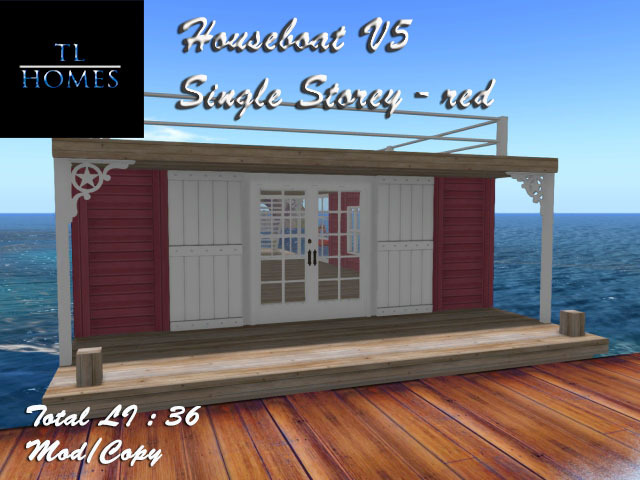 CB Houseboat V5 (s/s) Red