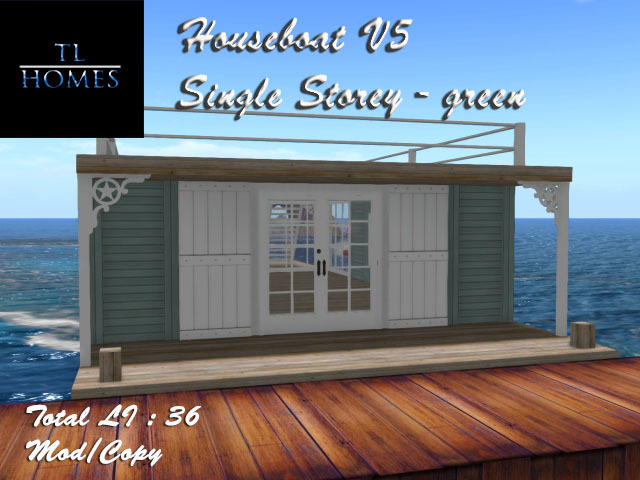 CB Houseboat V5 (s/s) Green