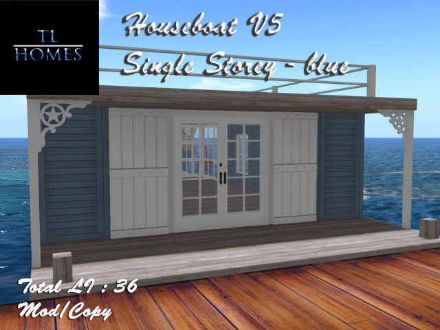 CB Houseboat V5 (s/s) Blue