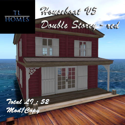 CB Houseboat V5 (d/s) Red Boxed
