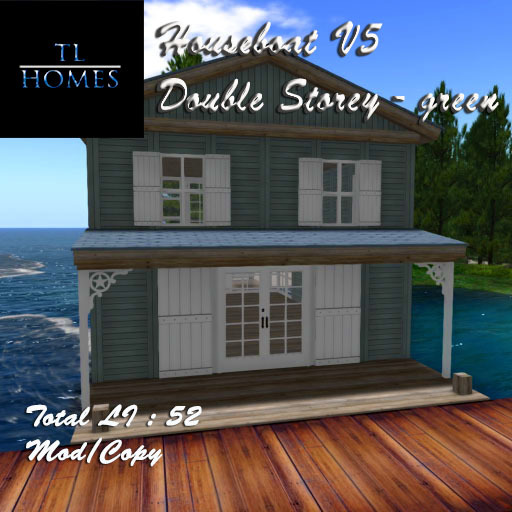 CB Houseboat V5 (d/s) Green Boxed