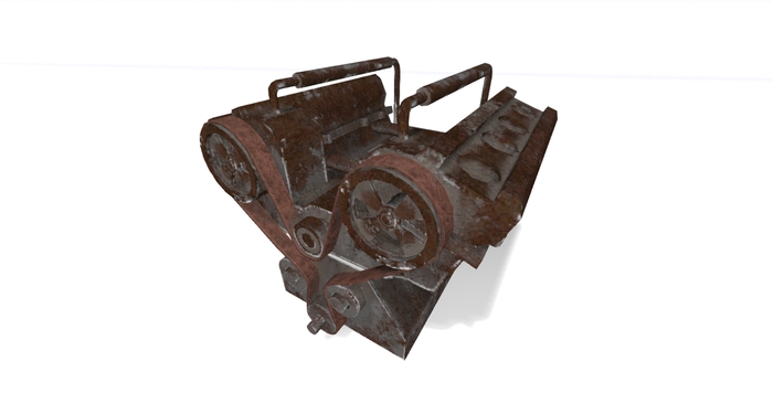 Old diesel engine v2 Mesh