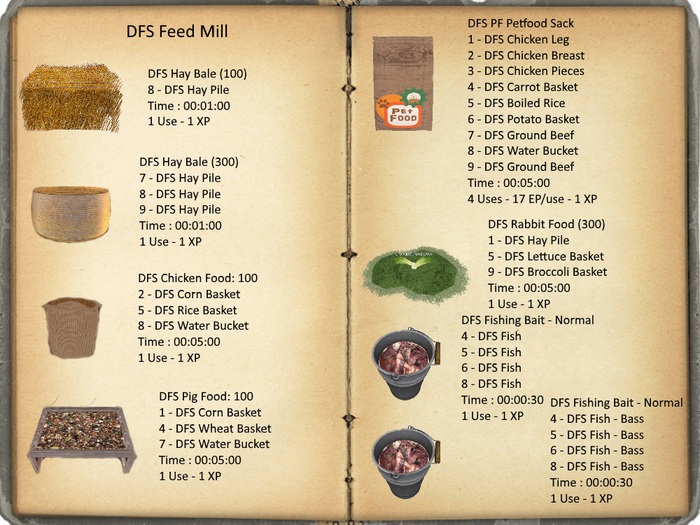 dfs feed mill recipe