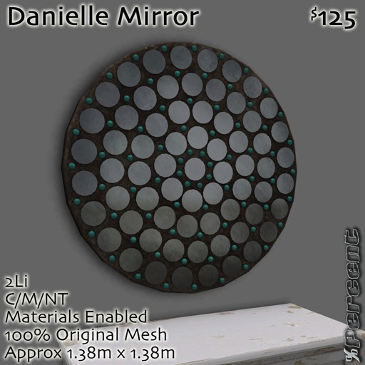 %Danielle Mirror *MESH* Delivery Box