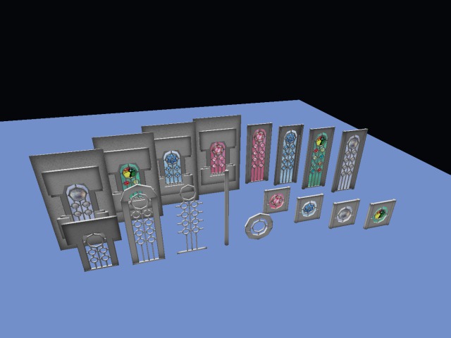 CASTLE COO - Windows Building Pack - FULL PERM