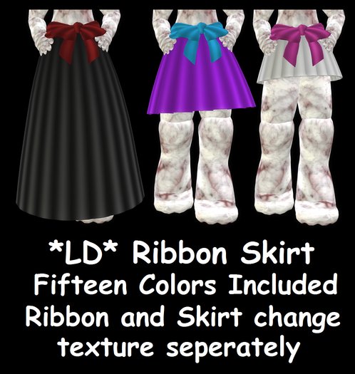 *LD* Ribbon Skirt (all satin)