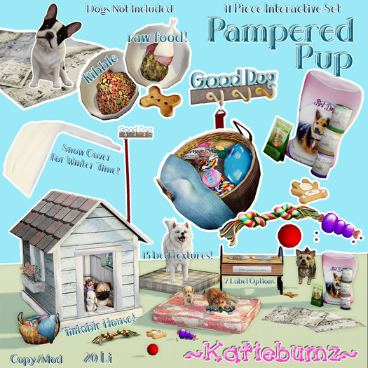~Katiebumz~ Pampered Pup Set
