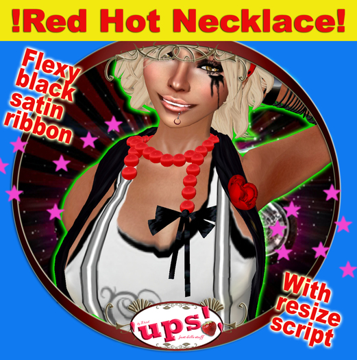 "UPS!" - Red Hot Necklace!