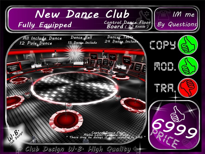 * New Dance Club * Fully Equipped *