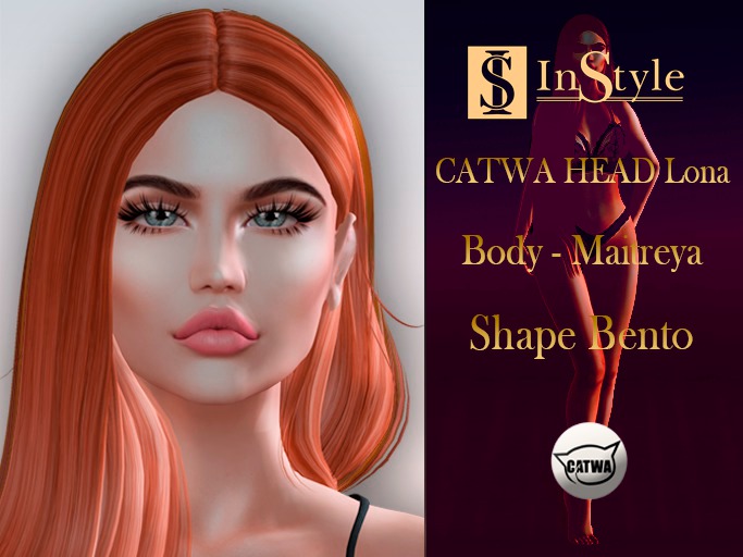 InStyl -DANIELLE - BENTO SHAPE FOR LONA CATWA HEAD