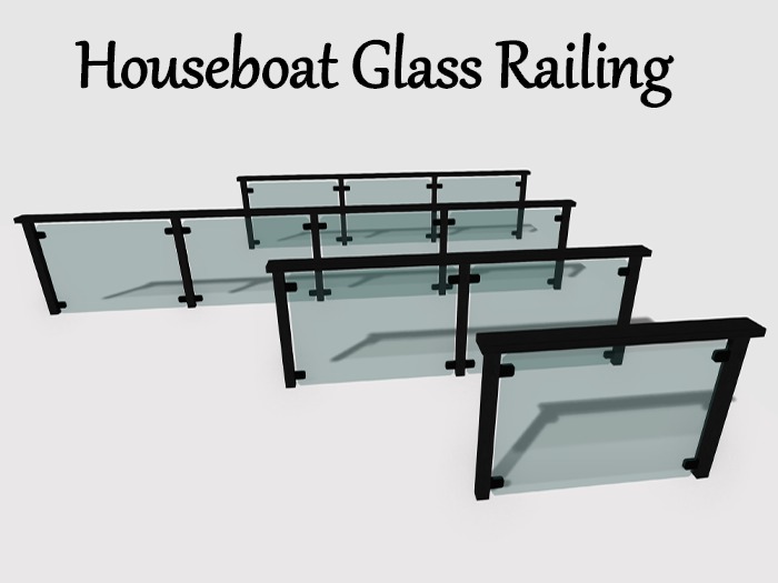 Houseboat Glass Railing