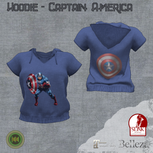 RWD - Hoodie Captain America