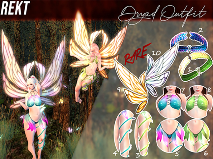 REKT_Dryad Set #7 Nature Top