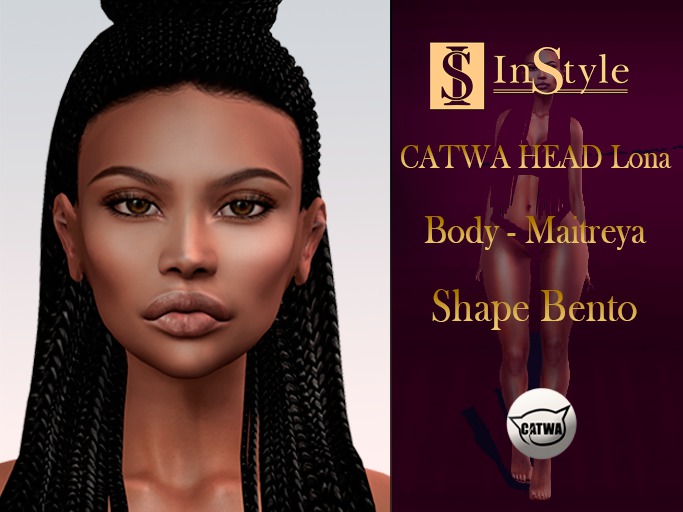 InStyl  -GLORIA - BENTO SHAPE FOR LONA CATWA HEAD