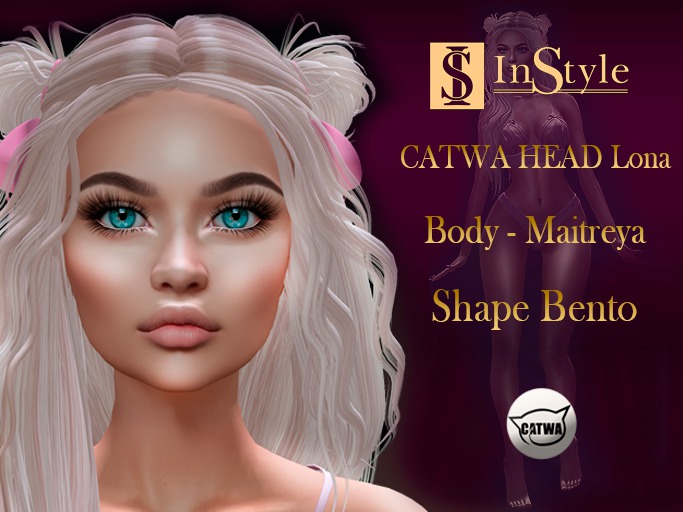 InStyl - CHARLOTTE - BENTO SHAPE FOR LONA CATWA HEAD
