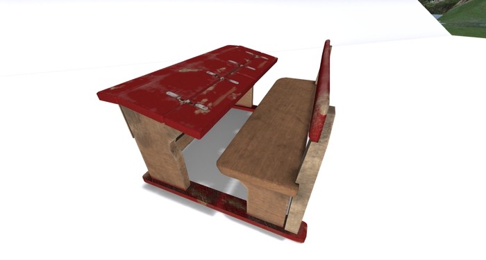 Soviet school Desk Mesh