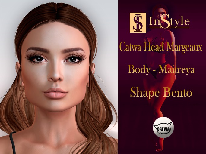 InStyl -Margo - BENTO SHAPE FOR Margeaux CATWA HEAD