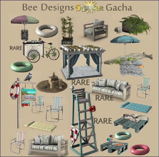 .: Bee Designs:. Summer GachaPool Noodles