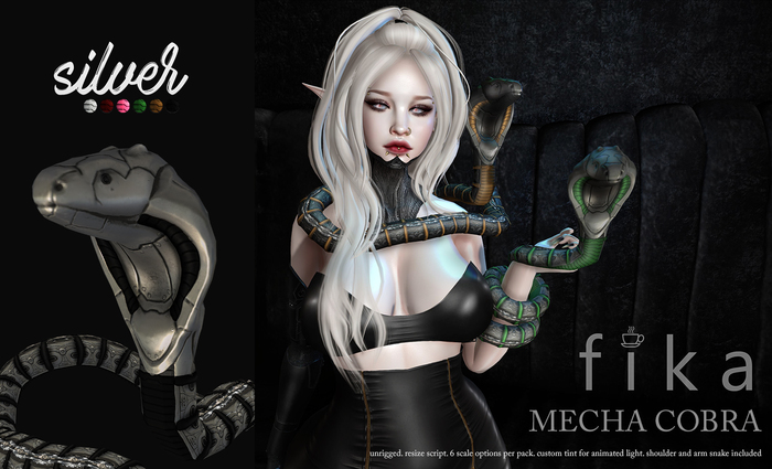 - Fika - Mecha Cobra - Metal Silver