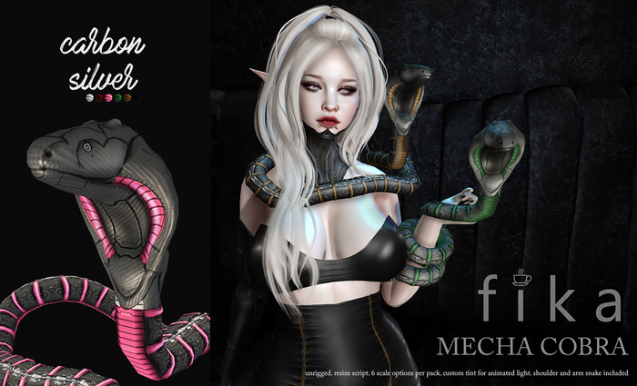 - Fika - Mecha Cobra - Carbon Silver