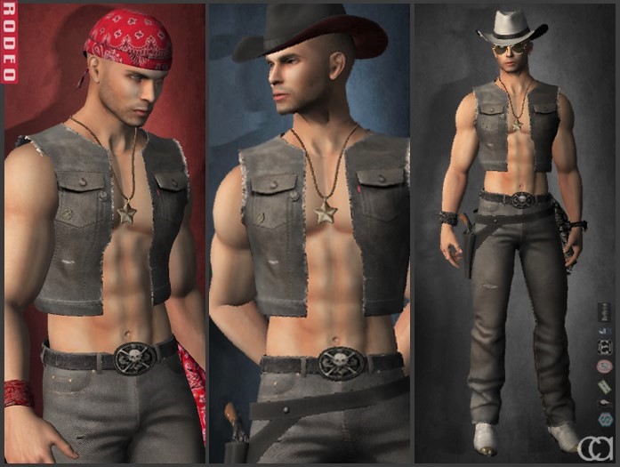 CA SIGNATURE BELLEZA SLINK RODEO OUTFIT METALLIC