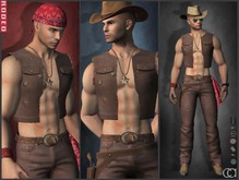 CA SIGNATURE BELLEZA SLINK RODEO OUTFIT BROWN