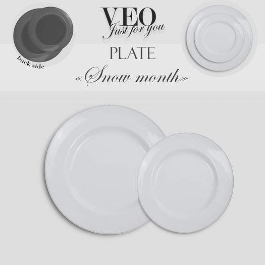 VEO// Plate "Snow month"