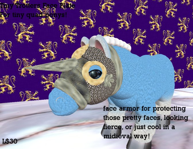 Tiny Trotters face plate