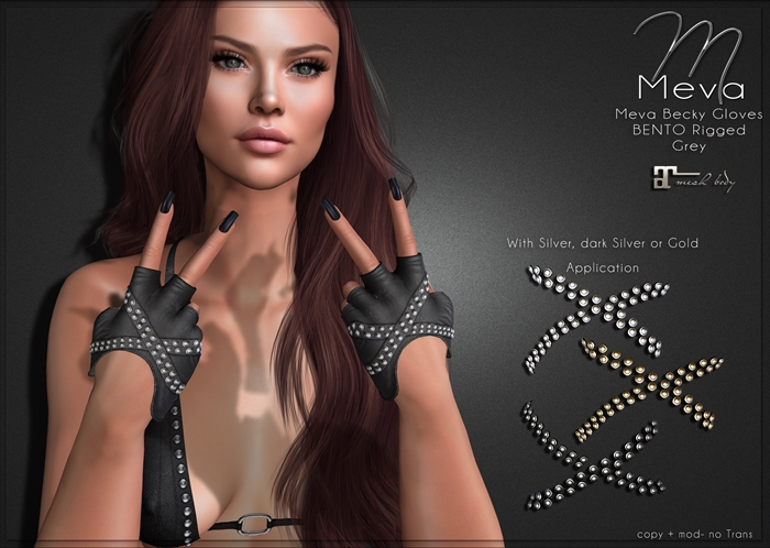 Meva Becky Bento Gloves Grey Box [Wear Me]