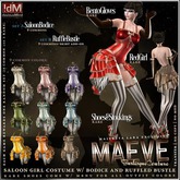 !dM Maeve **PUMPKIN** Bodice (LARA BOX #8A)