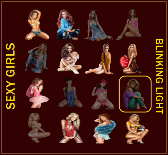Sexy Girl Blink Texture - Girl 12