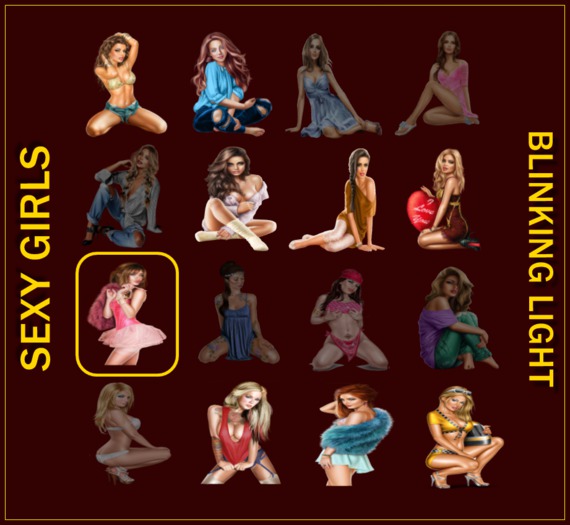 Sexy Girl Blink Texture - Girl 09