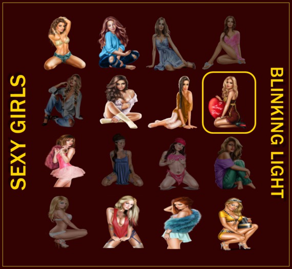Sexy Girl Blink Texture - Girl 08
