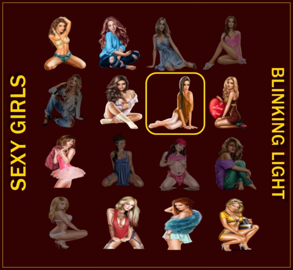 Sexy Girl Blink Texture - Girl 07