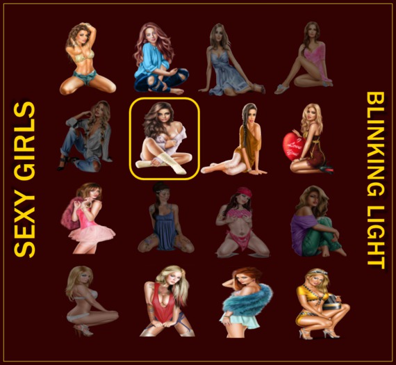Sexy Girl Blink Texture - Girl 06