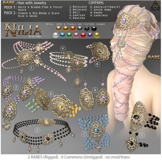 .aisling. Nilia - FATPACK + PACK 1 RARE