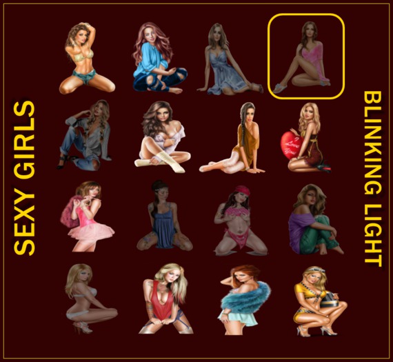 Sexy Girl Blink Texture - Girl 04