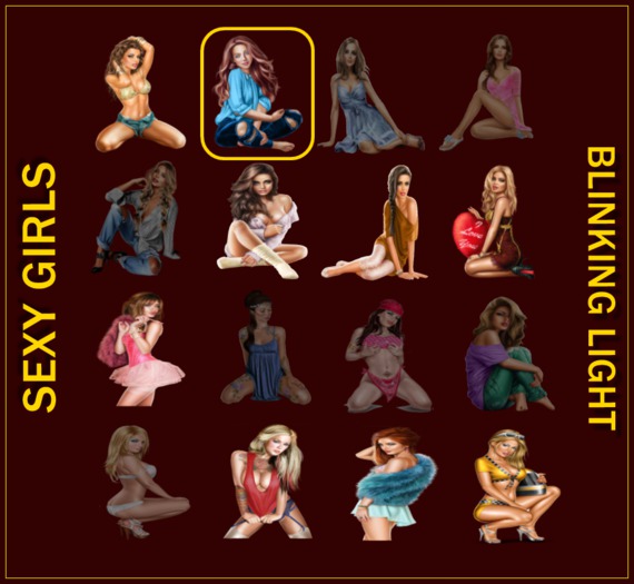Sexy Girl Blink Texture - Girl 02