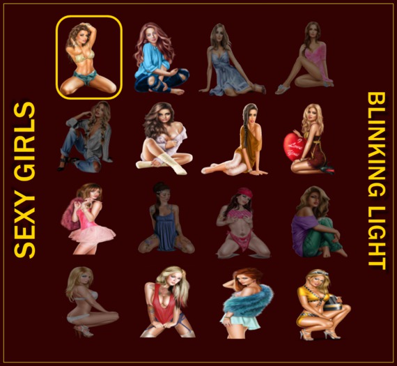 Sexy Girl Blink Texture - Girl 01