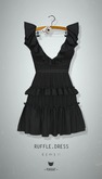 -Pixicat- Ruffle.Dress (Black)