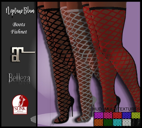 NB* Boots Fishnet