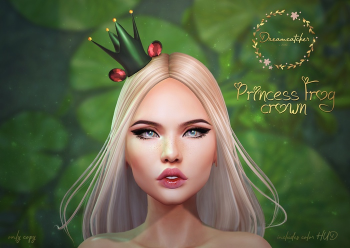 +Dreamcatcher+ Princesses Frog crown