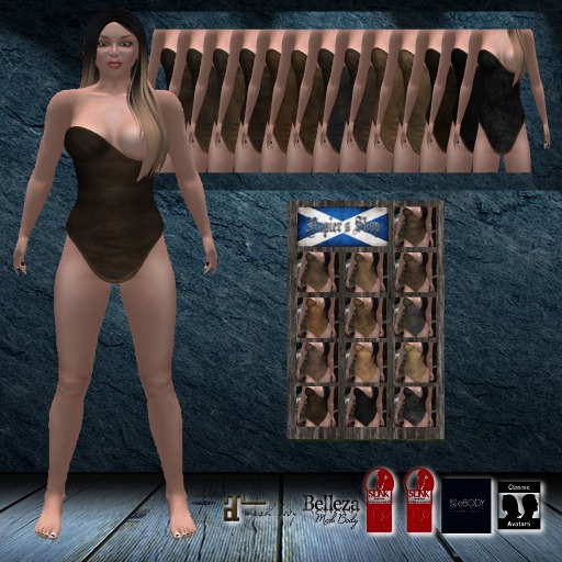 Shy Inge Camisk Leather Color Texture Change HUD MP Box