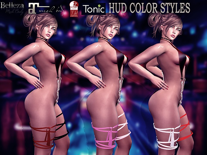 J.C Thigh Ribbon Hud Color e styles
