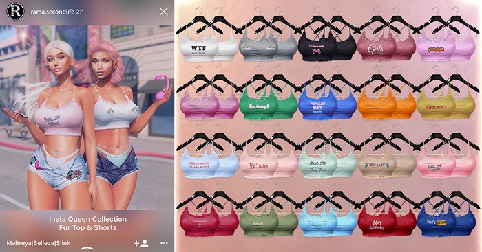 RAMA - Insta Queen Fur Top 'FATPACK'